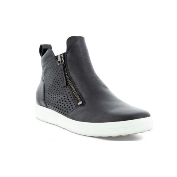 Soft7 Perforated Women's Ankle Boot-Black